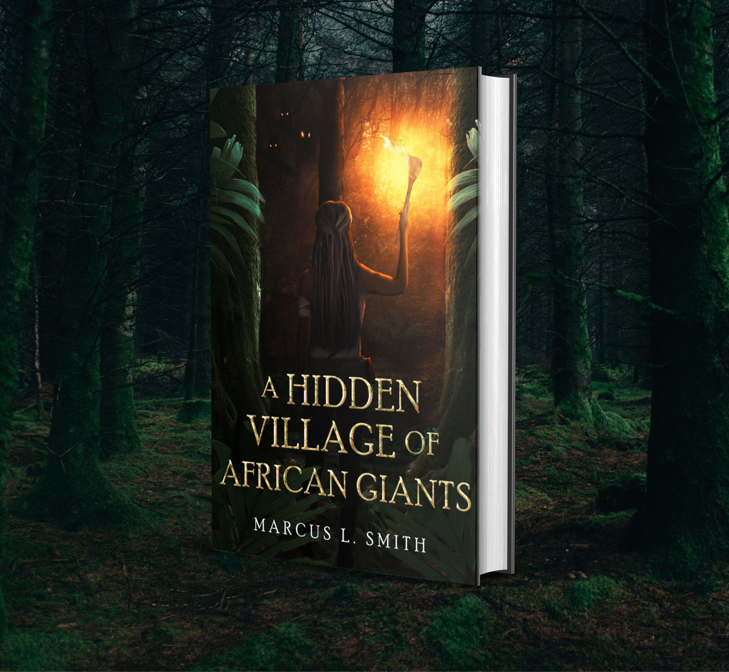 a hidden village of african giants cover design